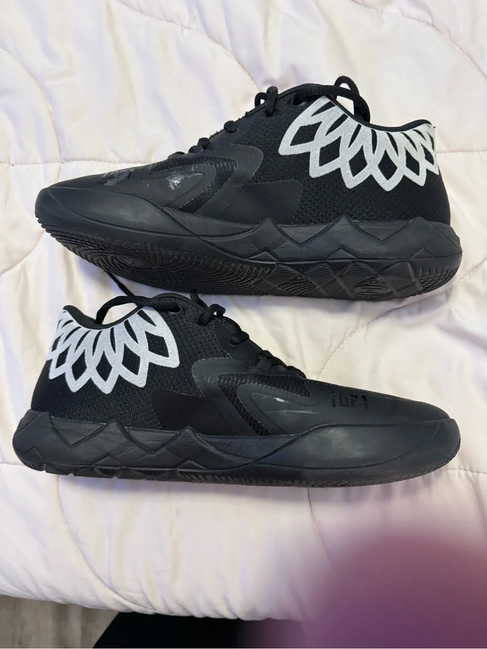 Puma MB01 Black and White Men's Sneakers